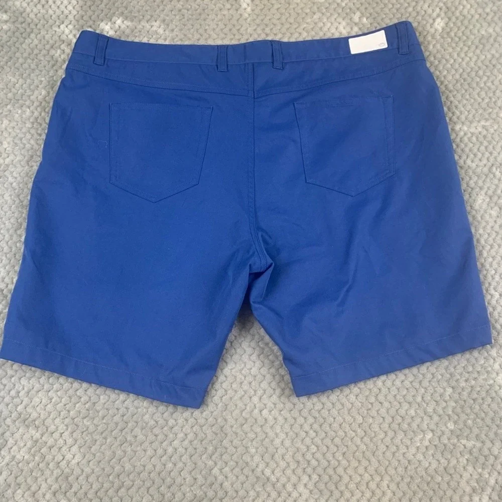 Peter Millar Crown Sport Golf Shorts Mens 44 Blue Performance Stretch MF19EB66FB